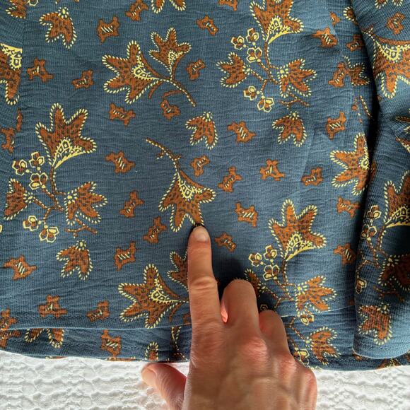 NWOT Toad & Co Skirt Manzana Pull-on Midi Women S Button 100% Organic Cotton 90s - Picture 16 of 16